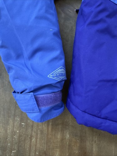 Columbia Winter Ski Coat Girls XXS (4/5) Purple Hooded Snow Jacket - Picture 14 of 14