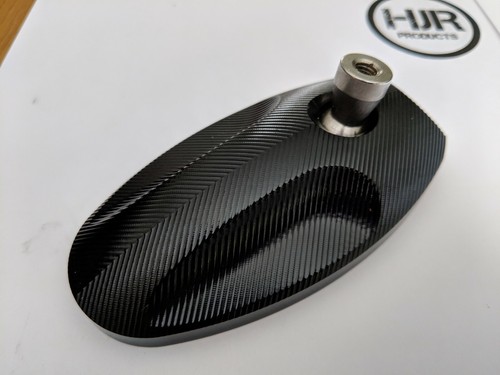 CNC Schienenendspiegel Ducati Scrambler Paar Original HJR Produkte - Bild 6 von 6