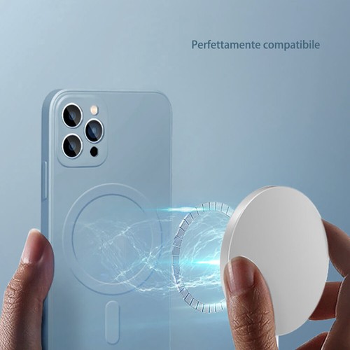 Custodia Cover MagSafe per iPhone 14 13 12 11 Mini Pro Max in Tpu Silicone Soft - Imagen 11 de 38