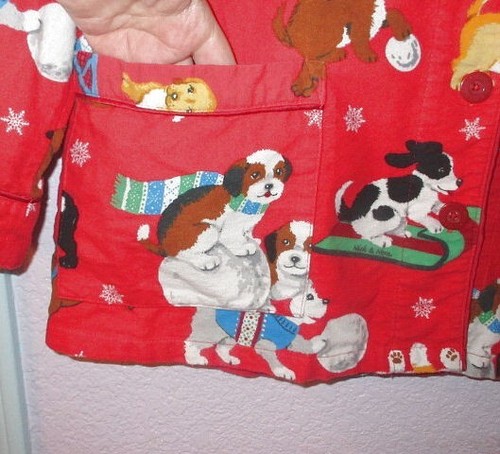 Nick & Nora Flannel Pajamas Size XXL Sled Dogs Top & Pants 2 Piece Skate Snow - Picture 3 of 12