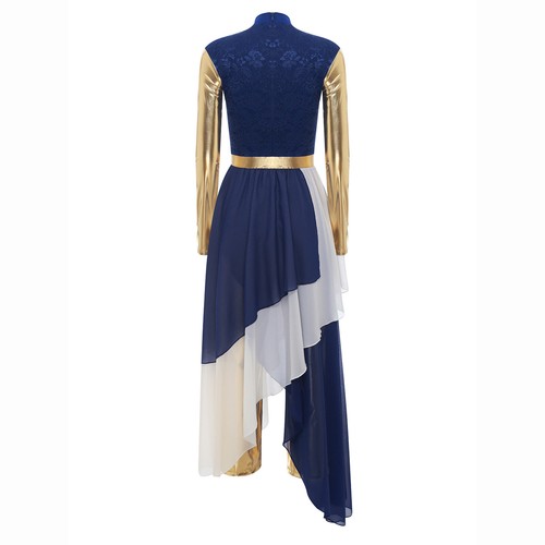 Women Outfit Long Sleeve Dancewear Leg Trousers Dress Church Liturgical Spirit - Picture 61 of 93