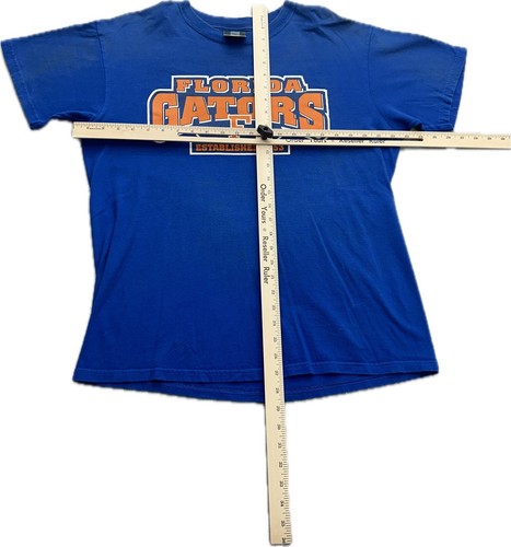 Vtg Florida Gators T Shirt Spell Out J. America Graphic Mens Large L Blue - Picture 4 of 8
