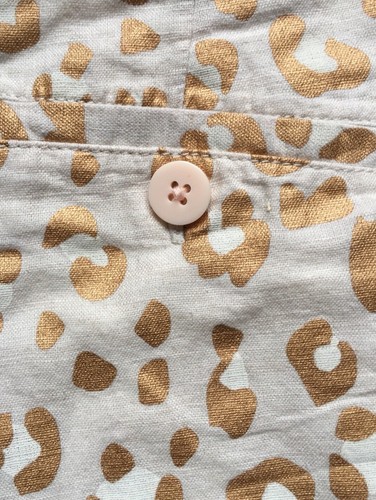 Crewcuts, Girls' Chino Shorts, Size 14, Pink Solid, Gold Cheetah, Lot of 2, EUC - Picture 6 of 11