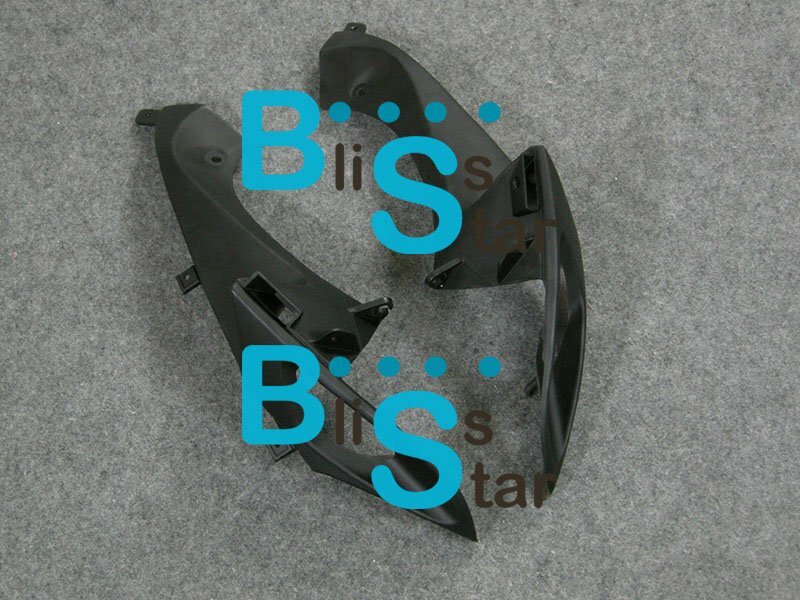 All Black GSXR600 Fairing Fit GSX-R600 GSX-R750 2006-2007 011 A2 image