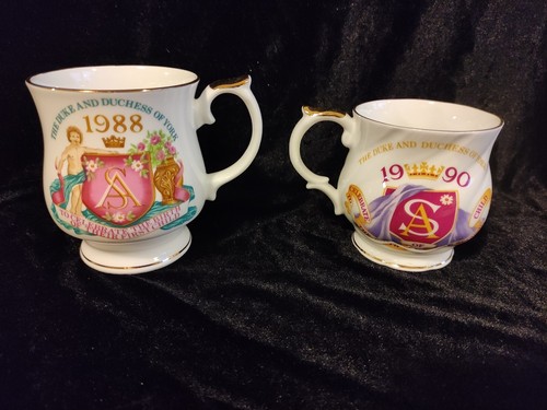 2 X New Boxed Ringtons Commemorative mugs 1988/90 Children Duke & Duchess York - Picture 7 of 9