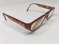 Vienna Line Eyeglasses 1648-80 Leaf Brown Marble 52-18mm Full Rim GK75
