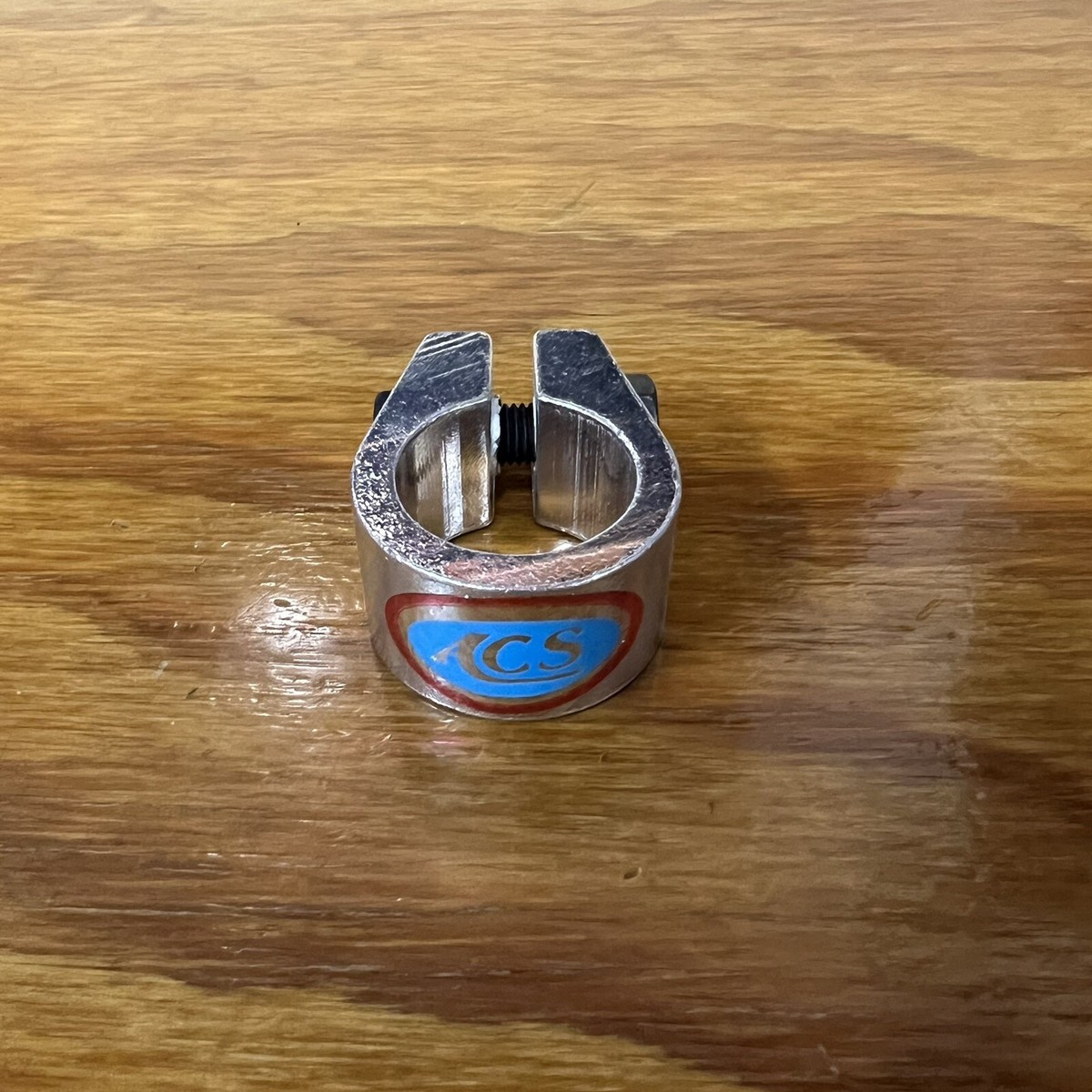 ACS SEAT POST CLAMP SILVER FITS OLD SCHOOL SUNTOUR REDLINE