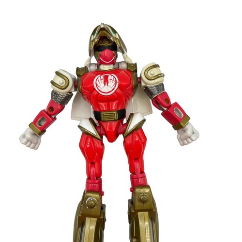 2002 Red Wind Power Ranger Ninja Storm Figur Toy Warrior Triple Zord Morphin - Bild 6 von 8