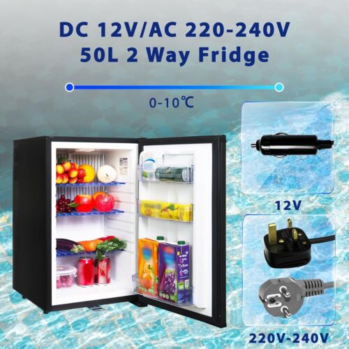 Smad 45L 12V 220V Camping Kühlschrank Wohnwagen/Wohnmobil Stille Tragbar - Bild 8 von 13