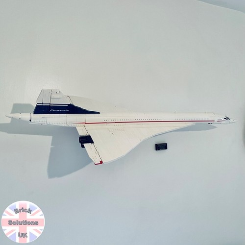 Montaje de pared ajustable para LEGO Icons Concorde 10318 (negro) - Imagen 4 de 13