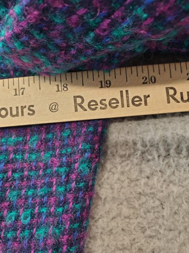 Pendleton Damen 100 % Schurwolle Jacke Größe 12 türkis & lila - Bild 8 von 12