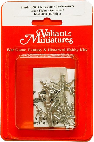 Stardate 3000 Kit # 9068 - Alien Fighters (3 Angüsse - 25 Schiffe) Valiant  - Bild 1 von 2