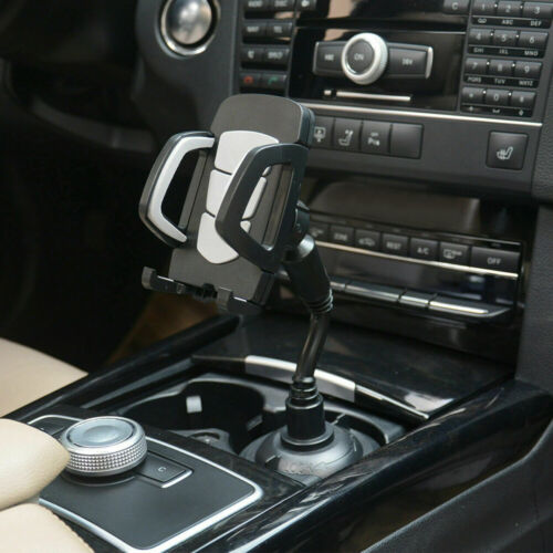Universal Car Mount Cup Holder Cradle for Cell Phone Adjustable Black Accessory - Picture 2 of 11