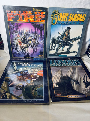 FASA Shadowrun Sourcebook Lot Fields of Fire 7114 Street Samurai London
