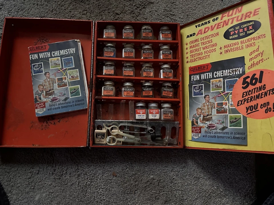 Laboratorio Experimental Científico Químico Gilbert 12062 años 50 de colección Foto 3 de 3