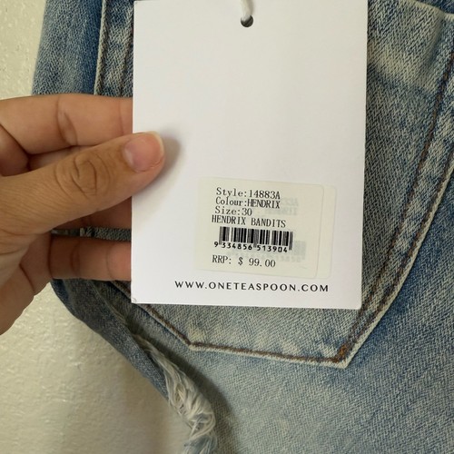 NWT One Teaspoon Hendrix Bandits Shorts Size 30 - Picture 8 of 10