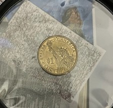 John Adams One Dollar Coin Second President Of The United States 1797 To 1801.￼