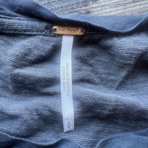 Free People Womens Grey Palermo Tunic Oversized Size Small - Picture 5 of 7