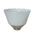 Vintage Art Deco Milk Glass Difuser Lamp Shade for Rembrandt & Stiffel Lamps 955