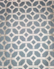 Woven Geometric Drapery Upholstery Fabric - 1 yds.