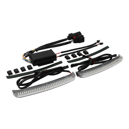 LED Saddlebag Tail Light Brake Turn Signal Light Fit For Harley Road Glide 14-24 - Picture 10 of 14
