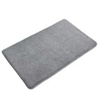 Thickened coral velvet solid color floor mat bathroom living room entrance water