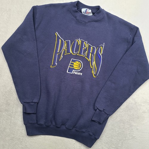 Vintage 90s Indiana Pacers Logo Athletic Crewneck Sweatshirt Size M Embroidered - Bild 9 von 10