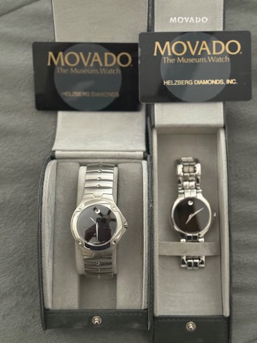Movado Museum Men's Black and women’s Watch - 2100014