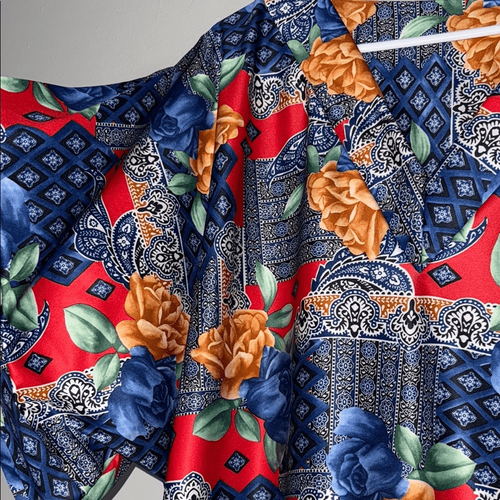Granada Vintage Maxikleid Kaftan Morgenmantel Loungewear - Bild 4 von 14