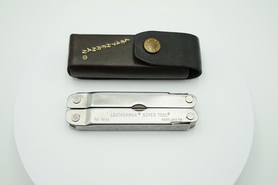 Original Vintage Leatherman Multitool US Reg tm Portland OR w. Leather Case rare