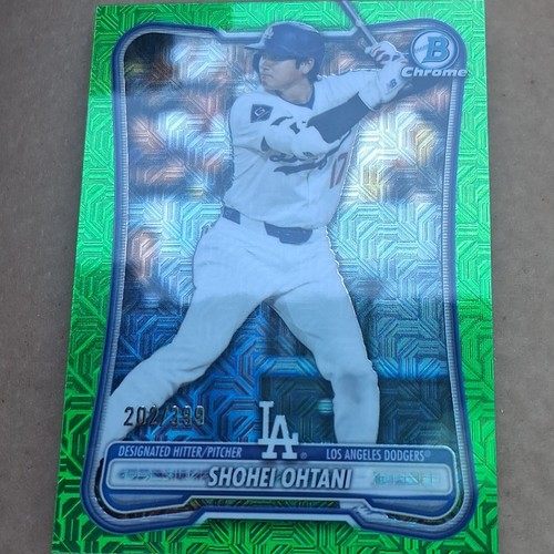 2026 Bowman Chrome - Shohei Ohtani - #52 - Neon Green Mojo Refractor - /399 