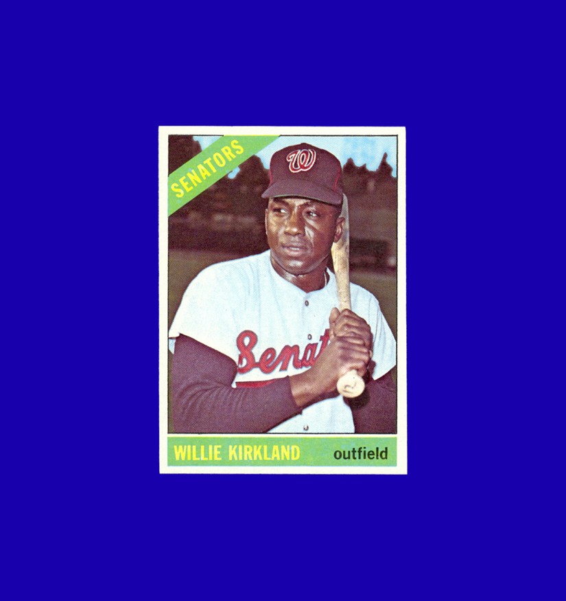 1966 Topps Willie Kirkland #434 - Washington Senators - Gem Mint