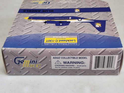 GEMINI MACS 1:400 USMC Lockheed C-130T HERCULES BLUE ANGELS Limited Edition - Picture 6 of 7