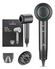 Professional High-Speed Hair Dryer 110000 RPM Fast Drying with 500M Negative ...