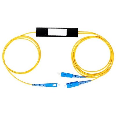 1X2 1 To 2 Fiber Optical Splitter Coupler Cable SC UPC FBT Signalmode Coupling n