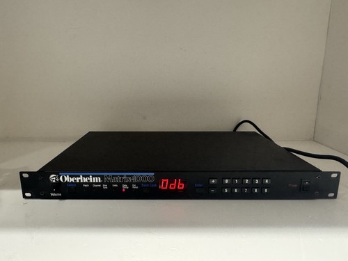 Oberheim Matrix 1000 - 19 Zoll Rack Analog Synthesizer 1000 Sounds Dj Equipment✅ - Bild 5 von 23