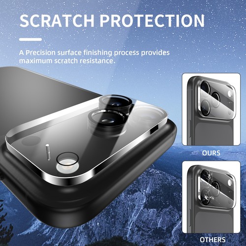 FOR iPhone 17 Pro 6.3inch Universal Clear Camera Lens Protector Film (2-Pack) - Picture 6 of 61