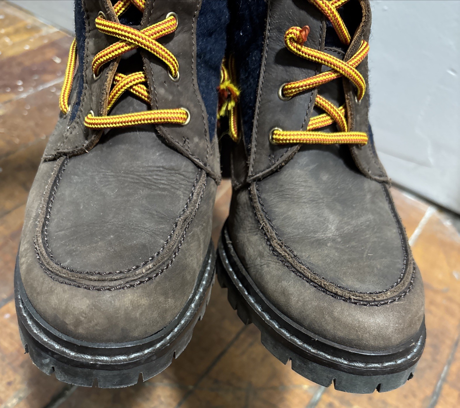 Rare Hunter Watling tall lace-up boots Women’s Size EU 37 image 5
