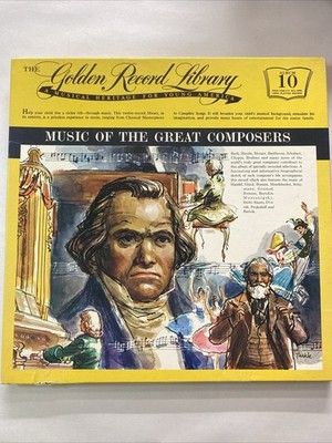 The Golden Record Library Volume 10: Music Of The Great Composers (Vinyl, 1959)