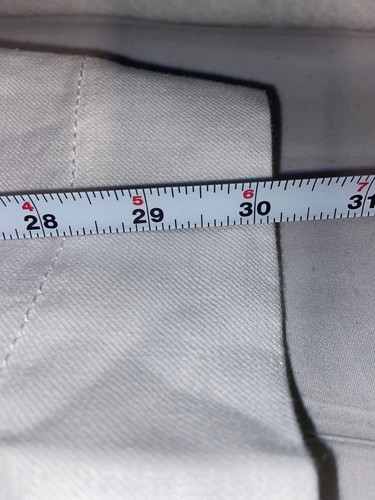NWT Talbots Signature White Linen Pants Womens 16W High Rise Straight Leg - Picture 4 of 9