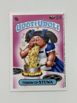 Garbage Pail Kids African Udoti Udoli BARFIN  BARBARA #24 GPKUG Fan Set Card