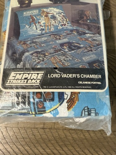 1980 Bibb Empire Strikes Back Lord Vaders Chamber 3 Stück Twin Set Neu Vintage - Bild 4 von 6