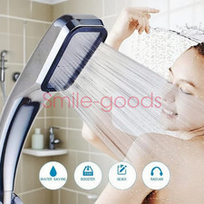 Shower Head High Pressure 300-Holes Handheld Bath Head Nozzle Water Saving USA