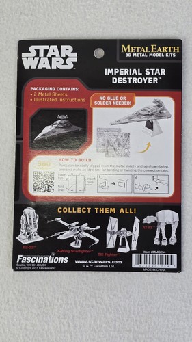 Star Wars Metal Earth 3D Model Kit of the Imperial Star Destroyer - New! - Bild 4 von 4