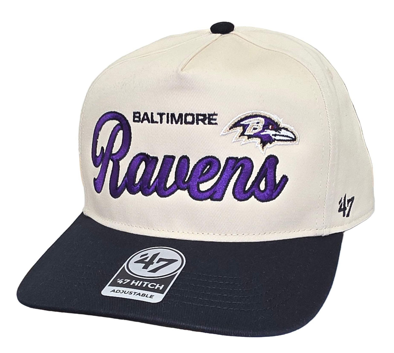 '47 Brand Baltimore Ravens Natural Domestic Assemble Hitch RF Snapback
