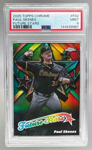 EL.218 Paul Skenes 2025 Topps Chrome #FS-2 Future Stars PSA 9