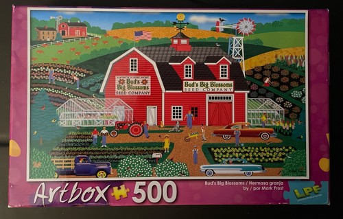 Puzzle Bud's Big Blossom Seed Company 500 pezzi Artbox di Mark Frost - Foto 2 di 7