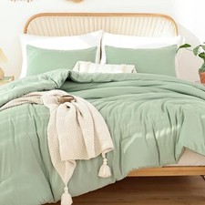 Oversized King Comforter Super King Plus Comforter 128"x120" Sage Green
