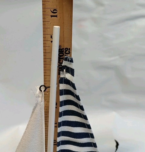 Maritimes Dekor Holz Segelboot Strandhaus Nantucket Landhaus - Bild 7 von 7