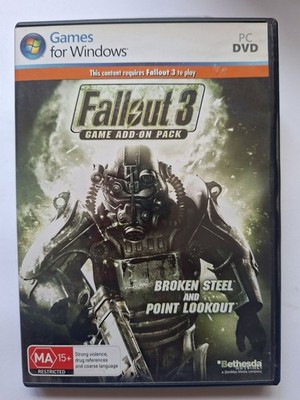 Fallout 3 : Game add-on Pack, Broken Steel / Point Lookout - FREE Next Day Post
